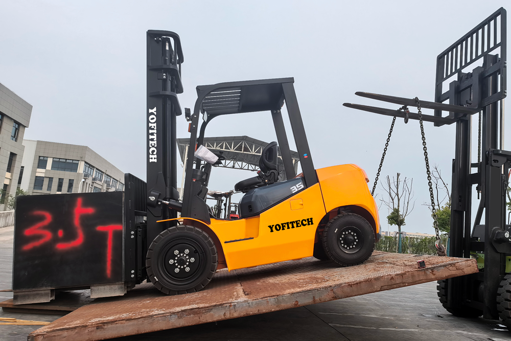 Yofitech forklift passed all the CE test 