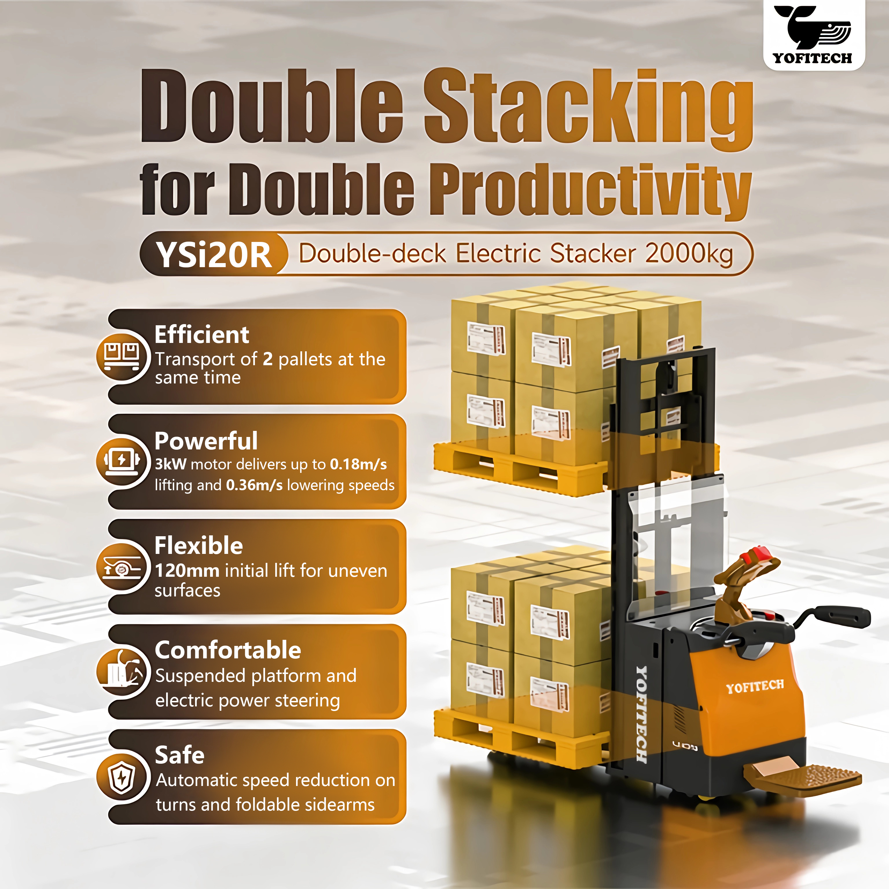  Double Stacking Pallet Truck 